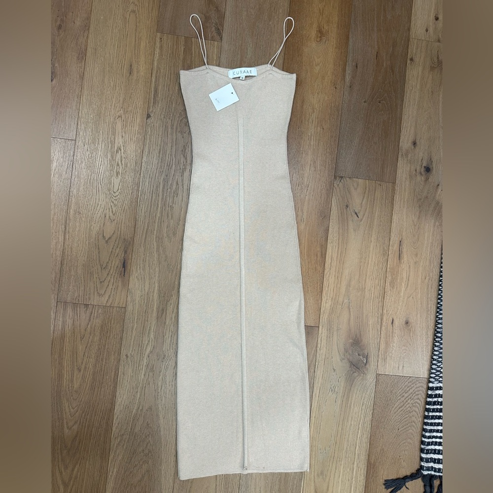 Curaae Ribbed Dress XS NWT